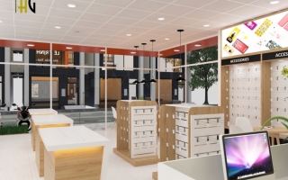 Nghiệm thu 3 mẫu thiết kế shop điện thoại mới nhất